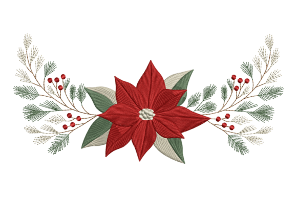 A Designer's Review of Christmas Poinsettia and Pine