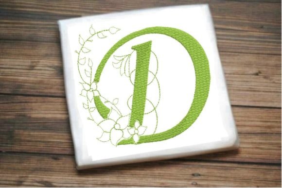 A Designer's Review: The D Letter Vine Monogram Flower