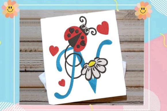 A Designer's Review: The Lovely Ladybug N Letter Monogram