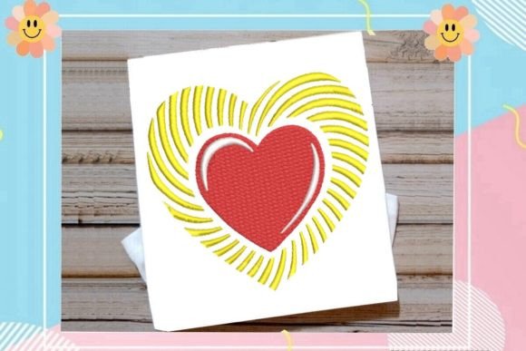 A Designer's Take on the Beautiful Red Heart Embroidery Design