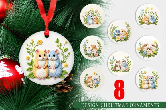 A Designer's Take: Ornament Hamster Embroidery for Boutique Apparel