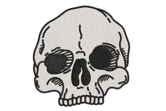 A Practical Review of a Stylized Skull Embroidery File