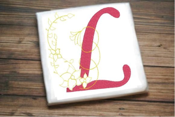 A Review of the L Letter Vine Monogram Flower Embroidery Design
