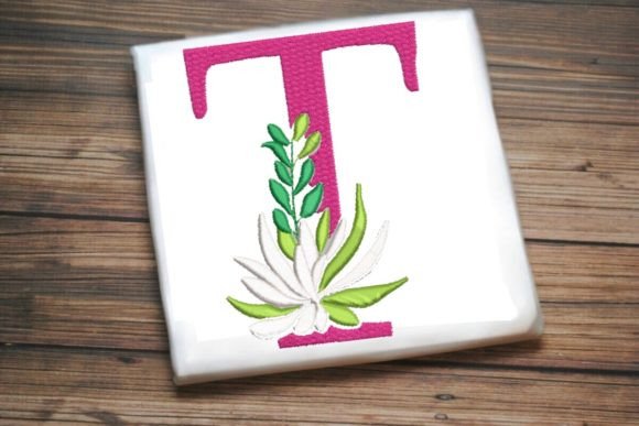 A Seller's Review: The T Letter Greenery Monogram Design