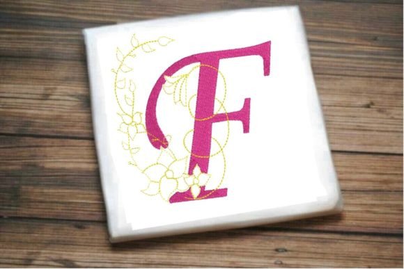 An Embroidery Designer's Review of the F Letter Vine Monogram