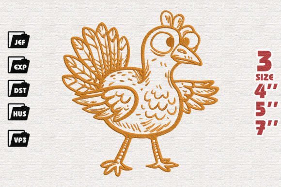 Cartoon Turkey Embroidery Design: A Designer's Holiday Review
