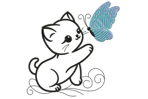 Cute Cat and Butterfly: A Boutique Sweatshirt Review