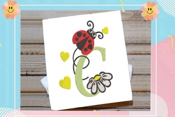 Ladybug C Letter Monogram: A Branding Asset Review