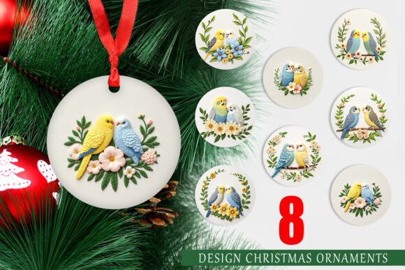 My Take on the Ornament Budgerigar Embroidery Set