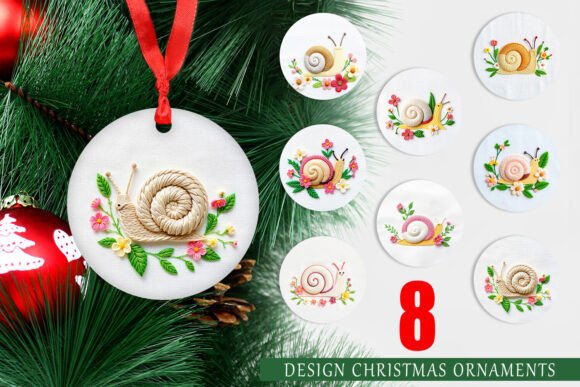 Ornament Snail Embroidery: A Designer's Review for Business Merch