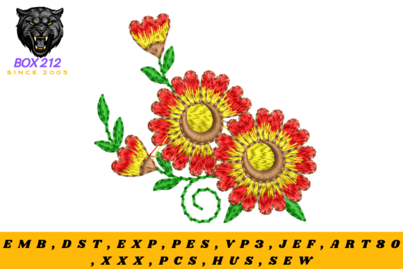 Putting the Gorgeous Flowers Embroidery Design to the Test